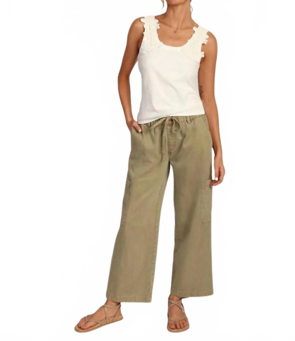 NEW DYLAN riley cargo pants in beige